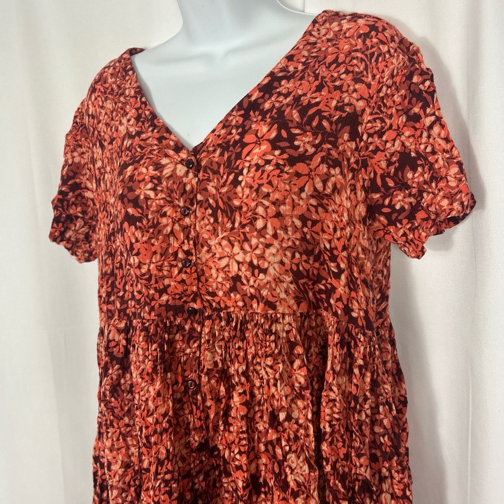 Woman Within short sleeve button front dress 14W - Picture 6 of 10
